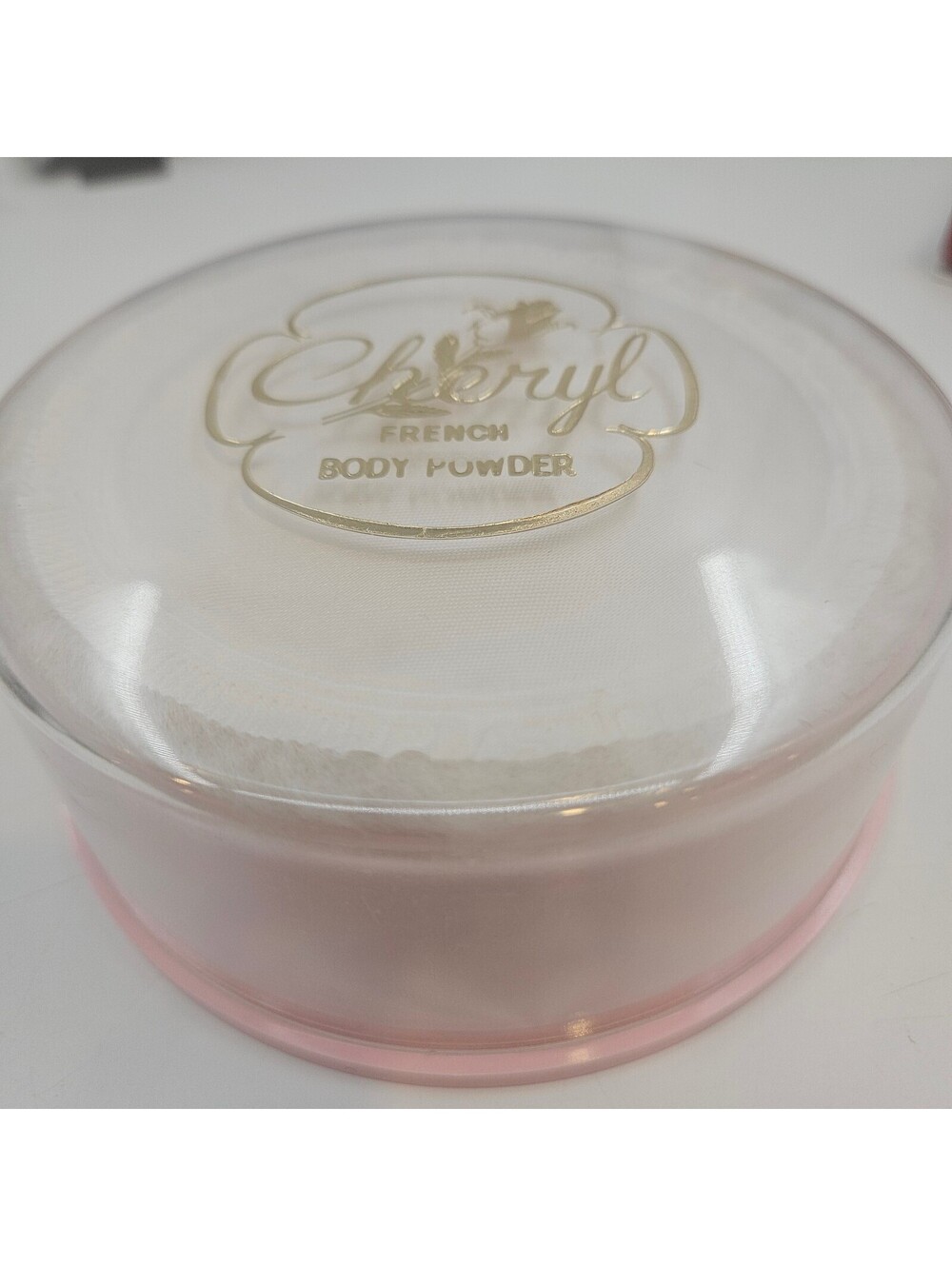 Rare Vintage Mid-Century " Cheryl " French Body Powder Dusting Powder Sealed NOS